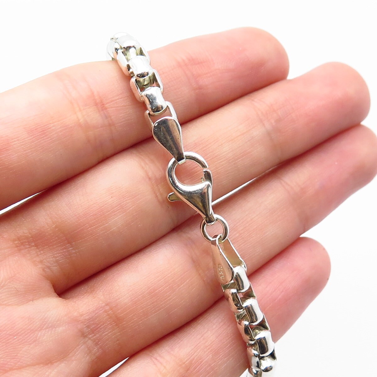 アクセサリー vintage jewelry\" Square Link Toggle Tiffany & Co Sterling Silver Square Cushion Link Chain