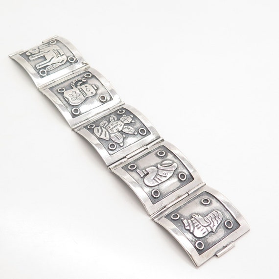 925 Sterling Silver Vintage Mexican Storyteller W… - image 3