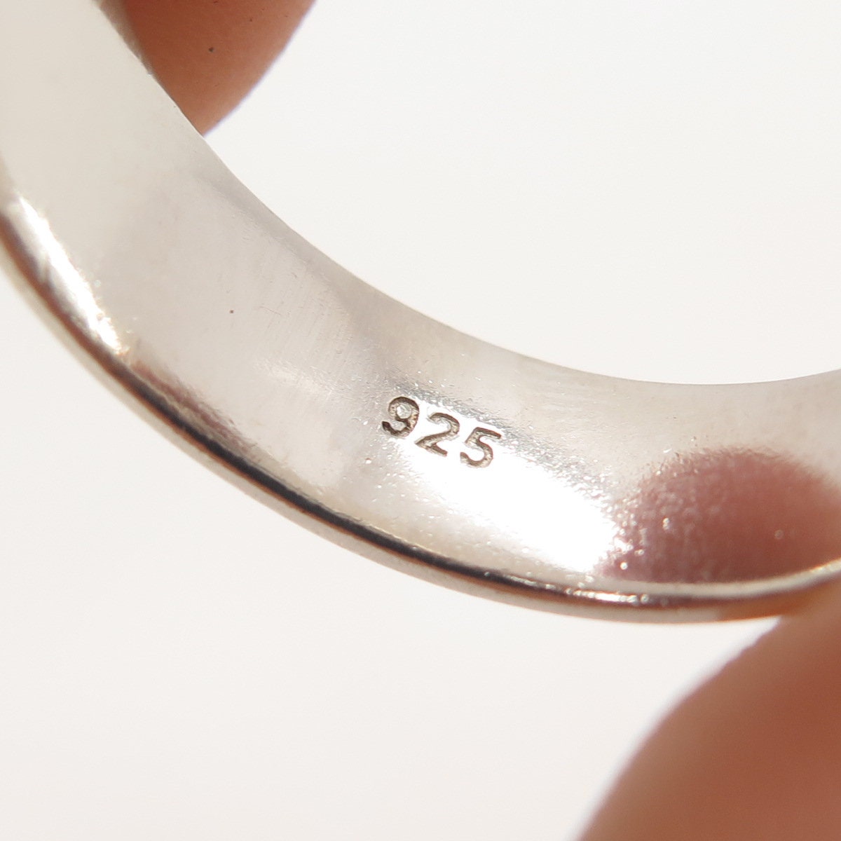 925 Sterling Silver Vintage Classic Band Ring Size 9.25 - Etsy 925 Sterling Silver Vintage Classic Band Ring Size 9.25 - Etsy