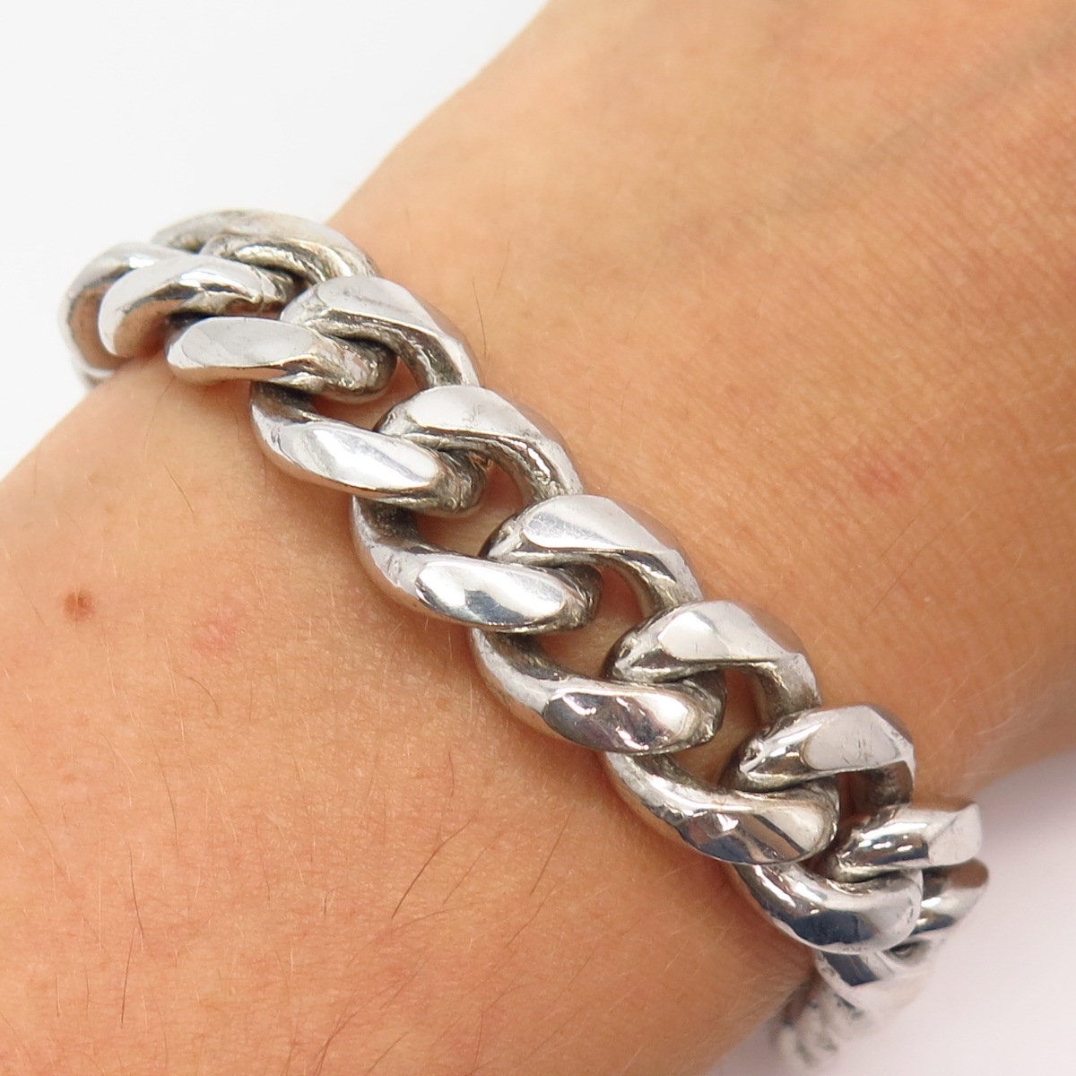 925 Sterling Silver Solid Chunky Heavy Thick Cuban Link