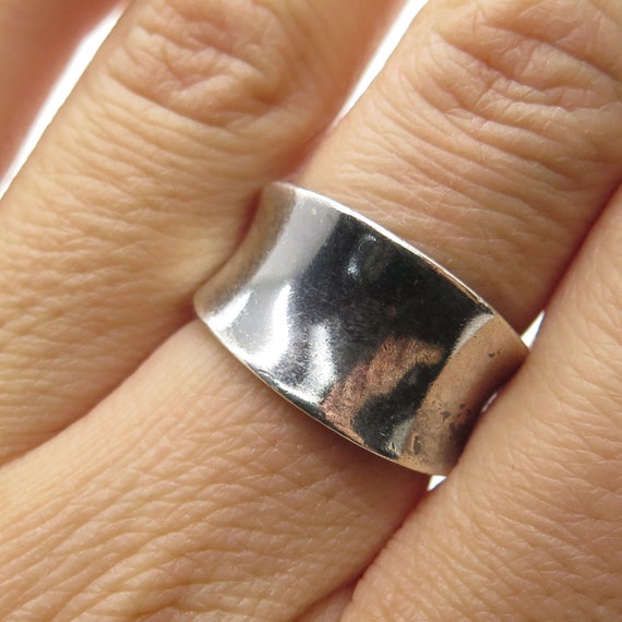 HAN 925 Sterling Silver Vintage Modernist Oxidized Ring Size 6.75 - Etsy HAN 925 Sterling Silver Vintage Modernist Oxidized Ring Size 6.75 - Etsy