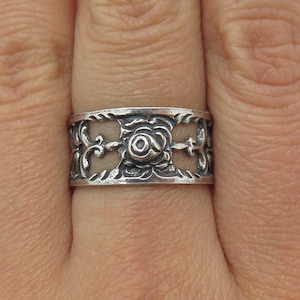 835 Silver Ring - Etsy