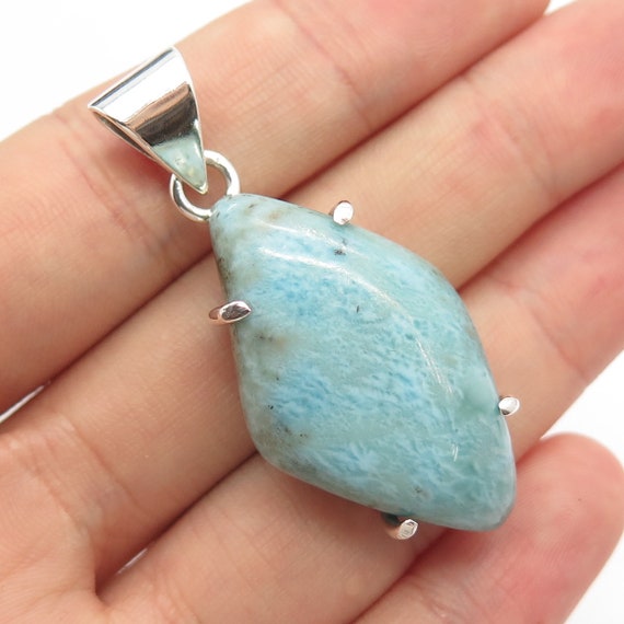 Larimar pendant etsy sale