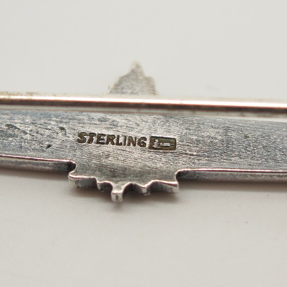 925 Sterling Silver Vintage Enamel Maple Leaf Elo… - image 8