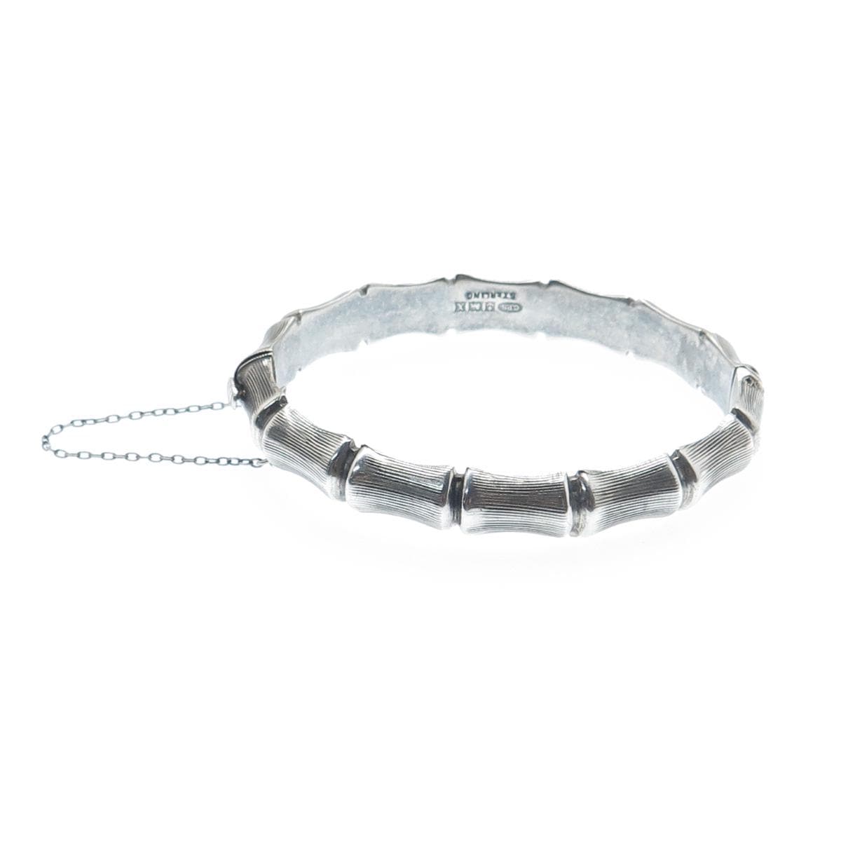CPS JEWELLERY CO 925 Sterling Vintage 1972 Birmingham Bamboo
