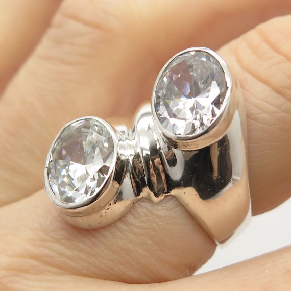 NASTOYS：Mid - Century RING (Silver925) Vintage RCI Sterling Silver 925 Dotted Modernist Ring Size 7