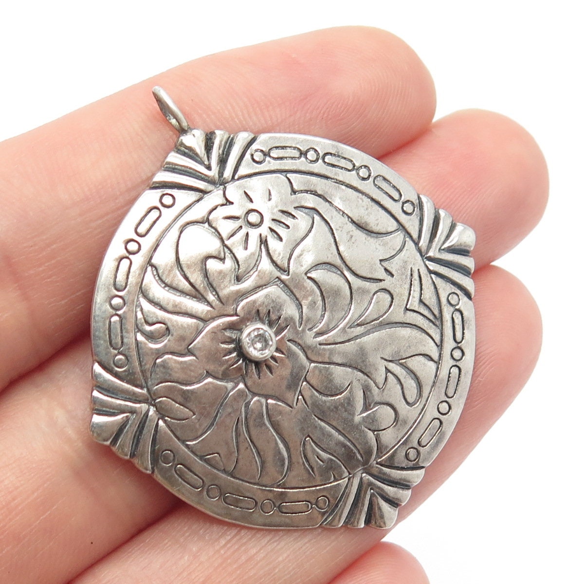 cori。様 売約済　vintage silver 925 ペンダントトップ 星 KSS-008-009-001COIN 石枠GOLD ペンダント TOPのみ 裏側に古代