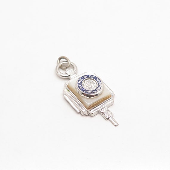 925 Sterling Silver Real Mother-of-Pearl and Enam… - image 5