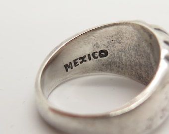 925 Sterling Silver Vintage Mexico Ribbed Ring Size 6.5 - Etsy 925 Sterling Silver Vintage Mexico Ribbed Ring Size 6.5 - Etsy