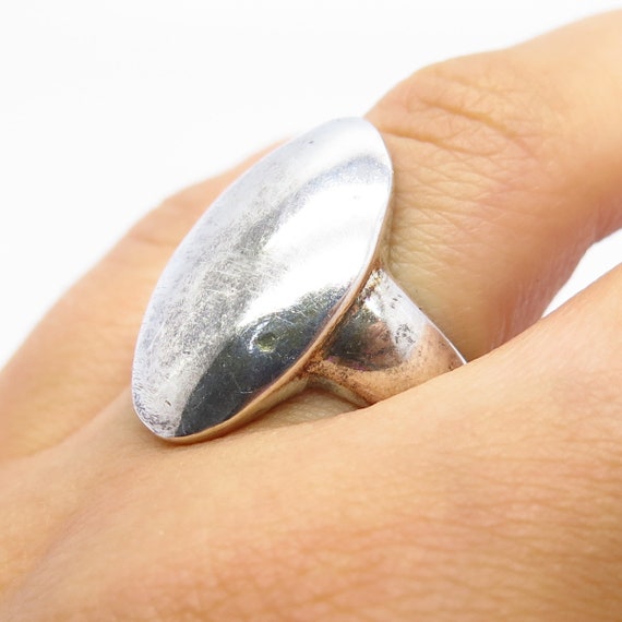 2025年新作アイテムが続々登場 Size Ring Oval Shube Vintage Silver Sterling 925 5.5 Etsy - アクセサリー