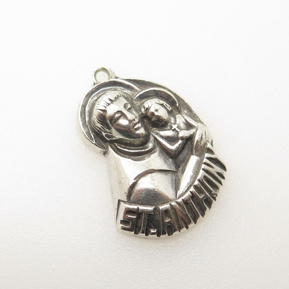 CREED 925 Sterling Silver Antique Art Deco St. An… - image 7
