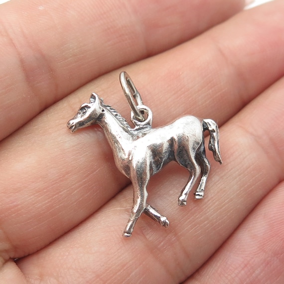 Donkey Charm Sterling Silver Antiqued Finish 3D Donkey Charm Sterling Silver Antiqued Finish 3D