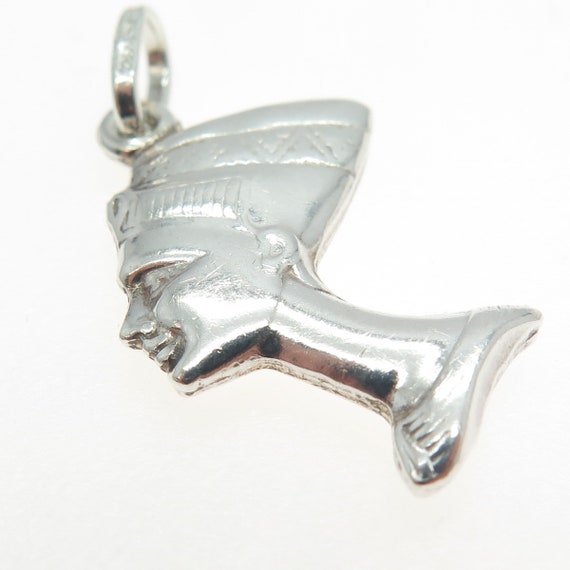 925 Sterling Silver Vintage Italy Nefertiti Egypt… - image 5