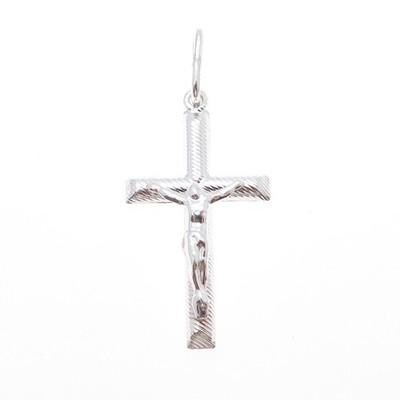 925 Sterling Silver Vintage Italy Crucifix Cross Charm Pendant - Etsy