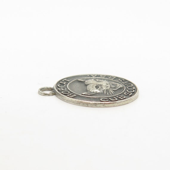 925 Sterling Silver Vintage "Bobcat Cub Scouts BS… - image 3