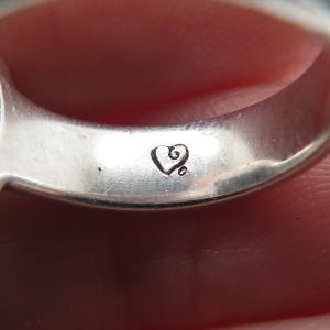 BRIGHTON 925 Sterling Silver Vintage Butterfly Oxidized Ring Size 5 image 7