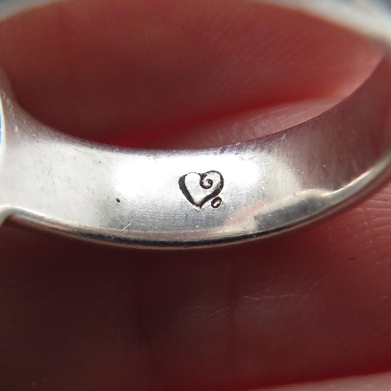 BRIGHTON 925 Sterling Silver Vintage Butterfly Oxidized Ring Size 5 image 7