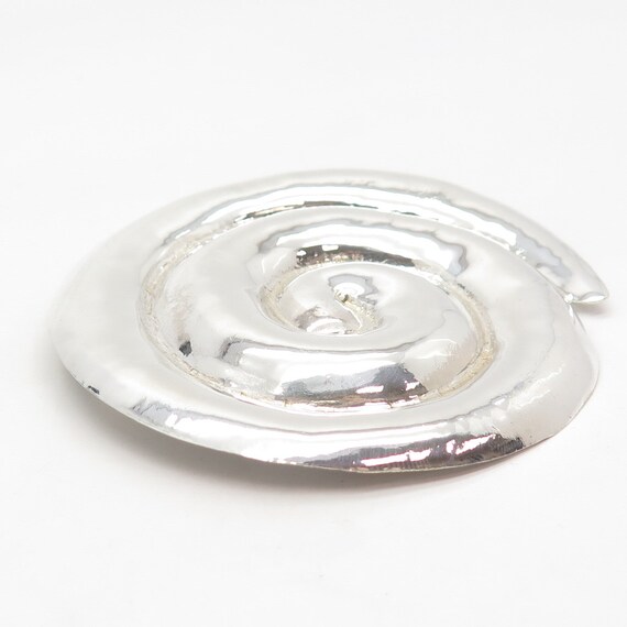 925 Sterling Silver Vintage Amrita Swirl / Spiral… - image 5
