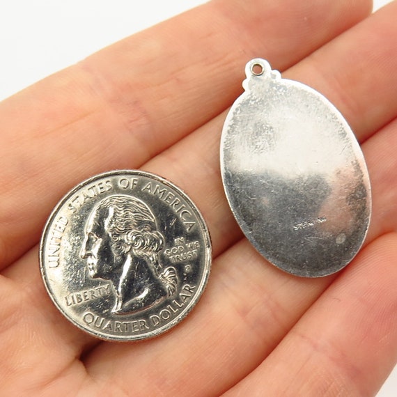 925 Sterling Silver Vintage St. Christopher Relig… - image 2