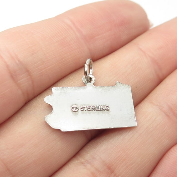 925 Sterling Silver Vintage Pennsylvania State Ma… - image 2