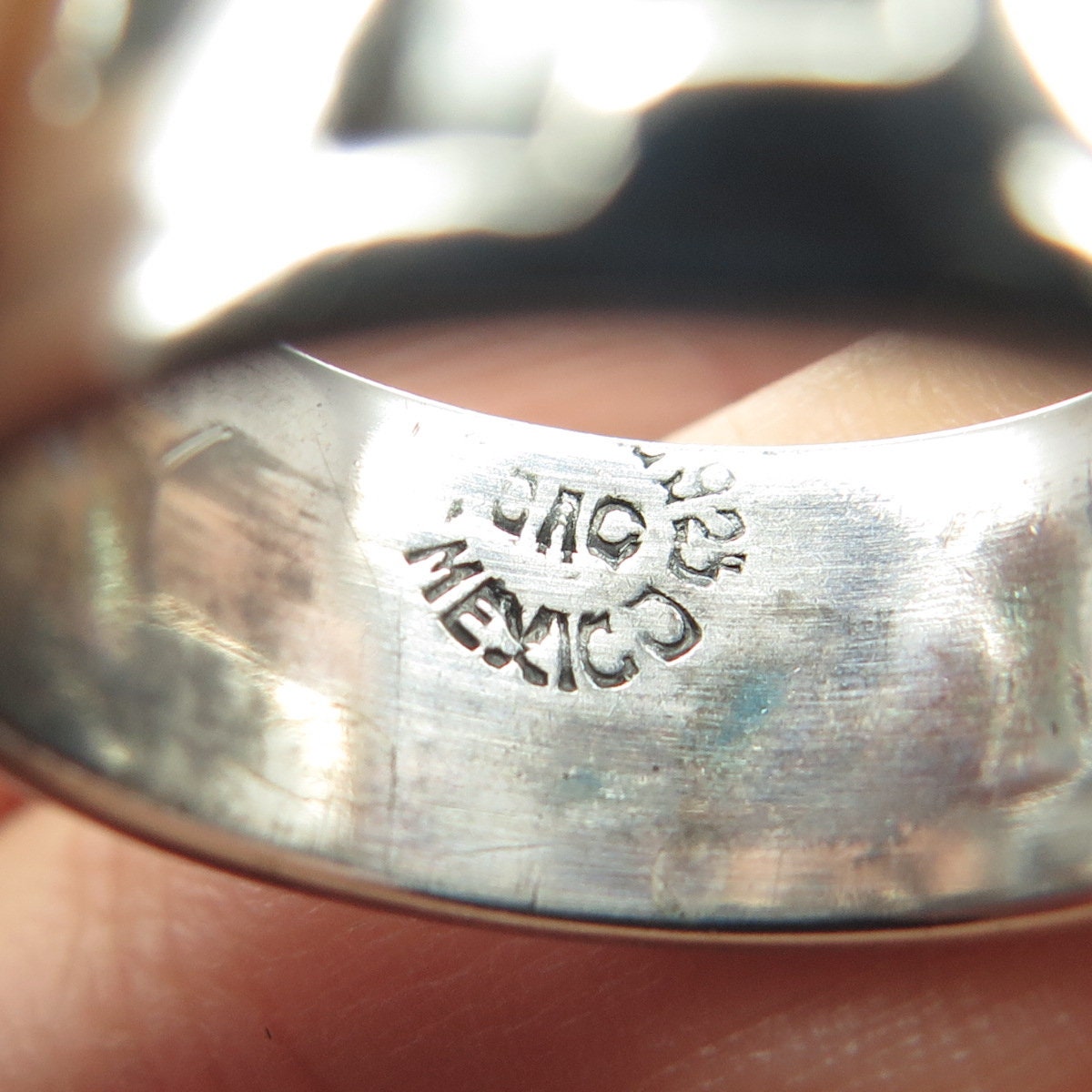 925 Sterling Silver Vintage Mexico Maze Band Ring Size 7.75 - Etsy