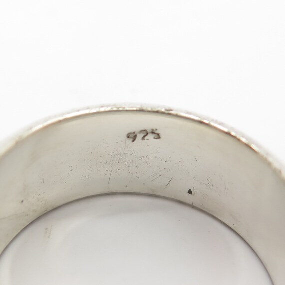 指輪・リング ROMANTINUER SN135 OPEN RING925SILVER 925 Sterling Silver Vintage Enamel Braided Rotating Band