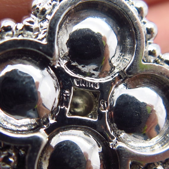 925 Sterling Silver Vintage Real Pearl Beaded Pen… - image 4
