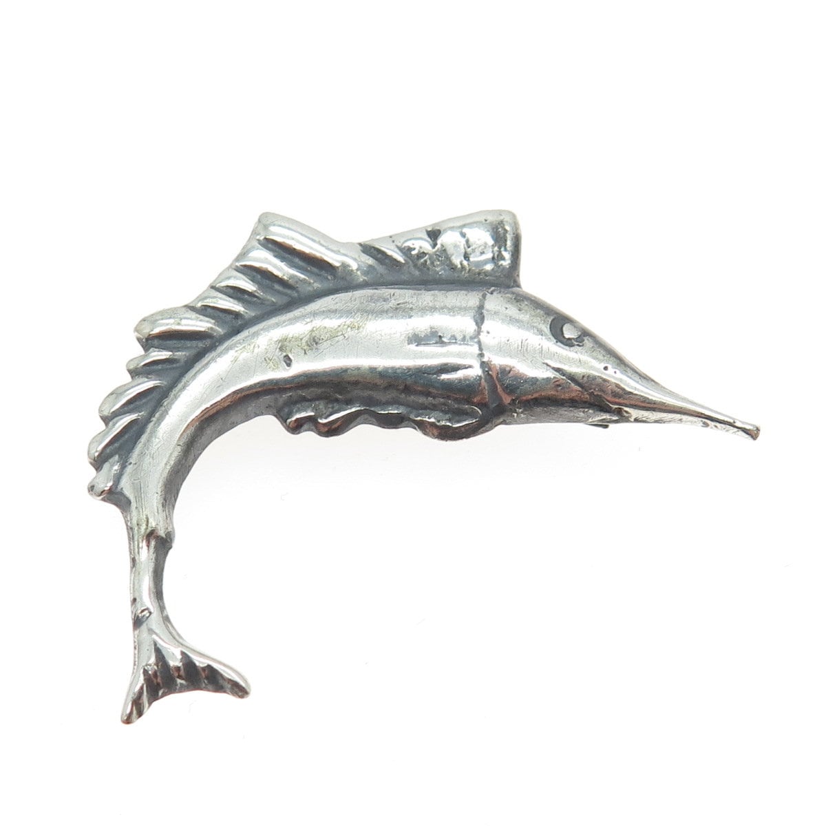 Broche Vintage Fantaisie Espadon - Bijou Ancien, Occasion, Référence N253