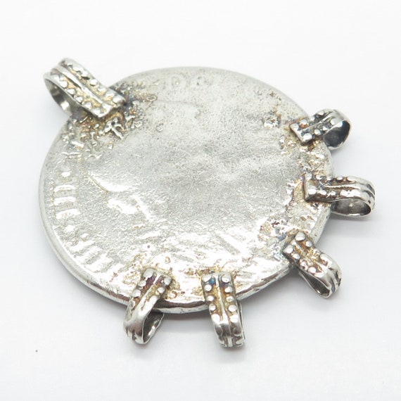 896 Silver Antique 1785 Mexican Real Carlos III C… - image 6