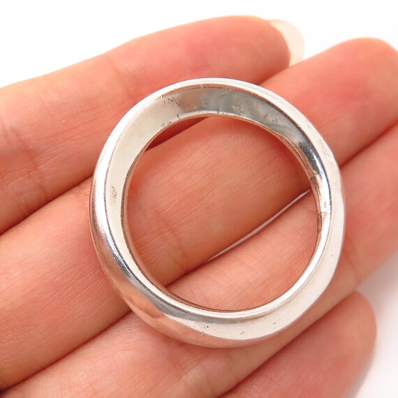 Sterling Silver Engraveable Disc Charm 0.9IN long x 0.6IN wide