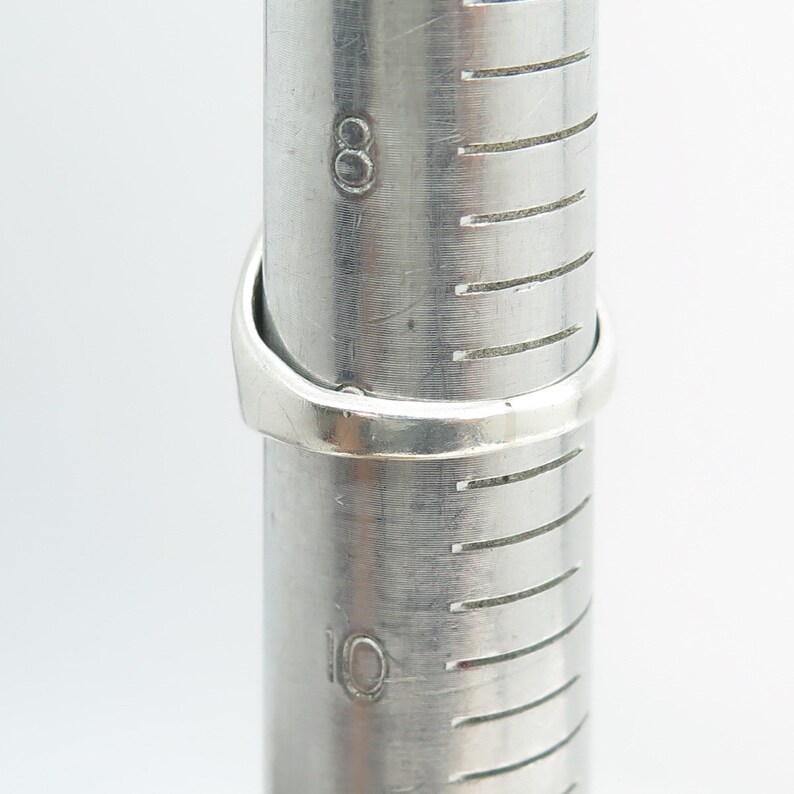 Old Pawn 925 Sterling Silver Vintage Southwestern Real Hematite Ring