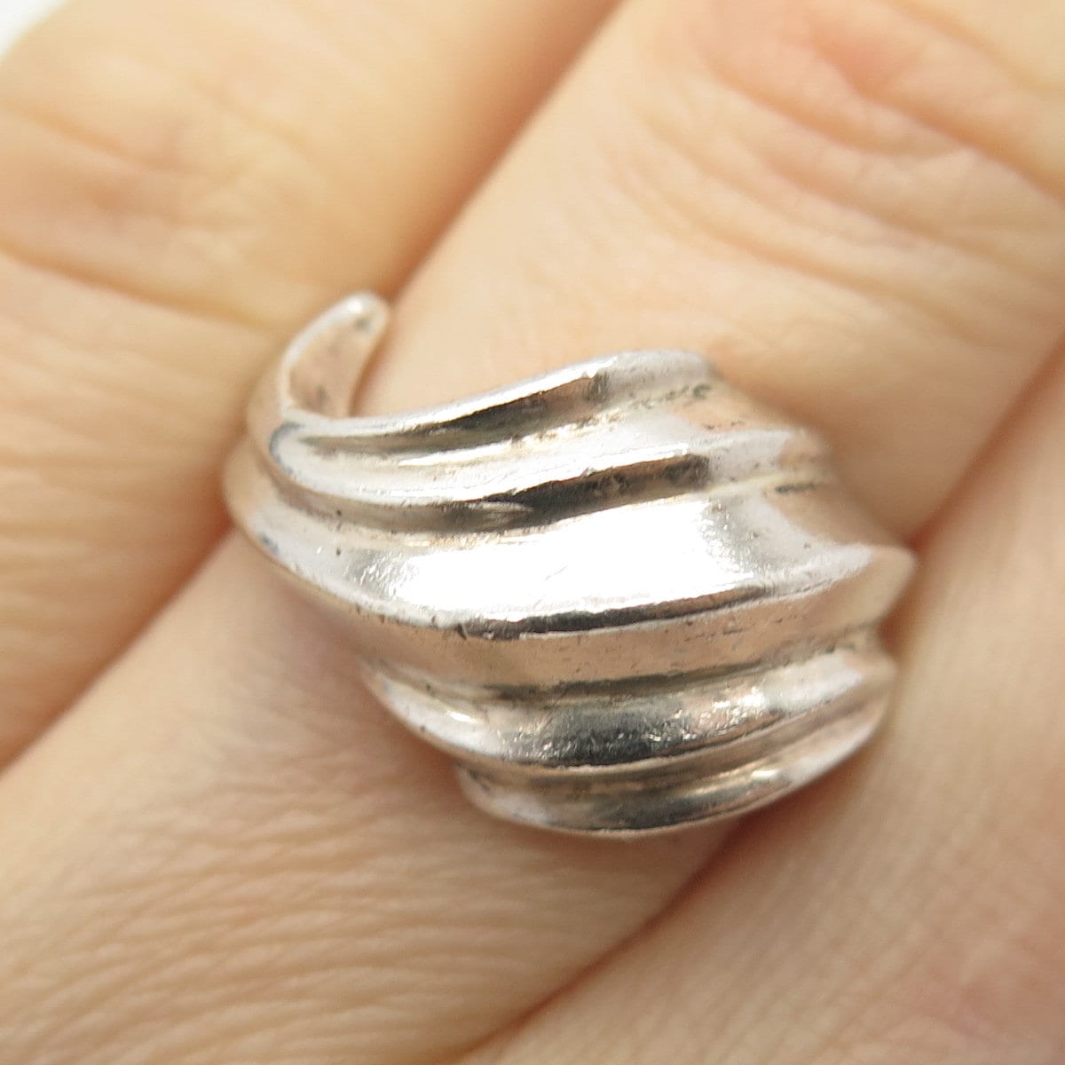 指輪・リング Coil Spiral Pave Ring / 6 Prong #8408 NUMBERING】コイル スパイラル ストーン リング / 6 Prong