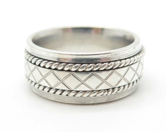 【HEYHORANG】RIIZE着用★[925 Silver] D-day Silver Ring 925 Sterling Silver Vintage DGS Turkey Hand Braided Wedding