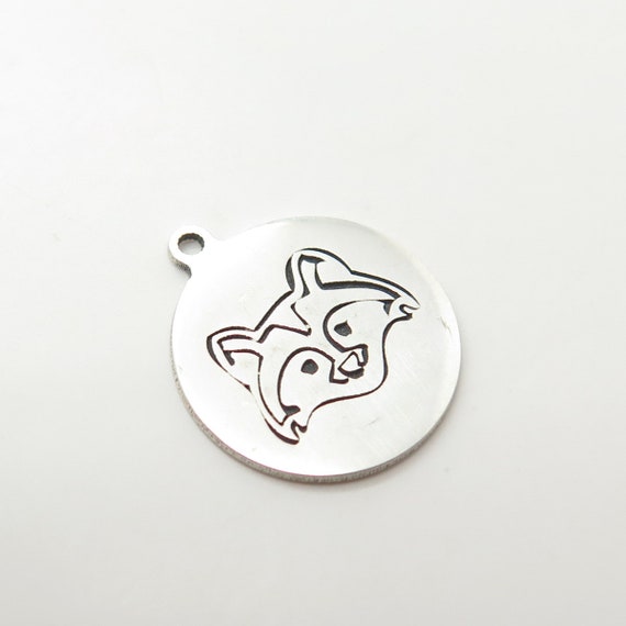 925 Sterling Silver USA Two In Town Raccoon Charm… - image 7