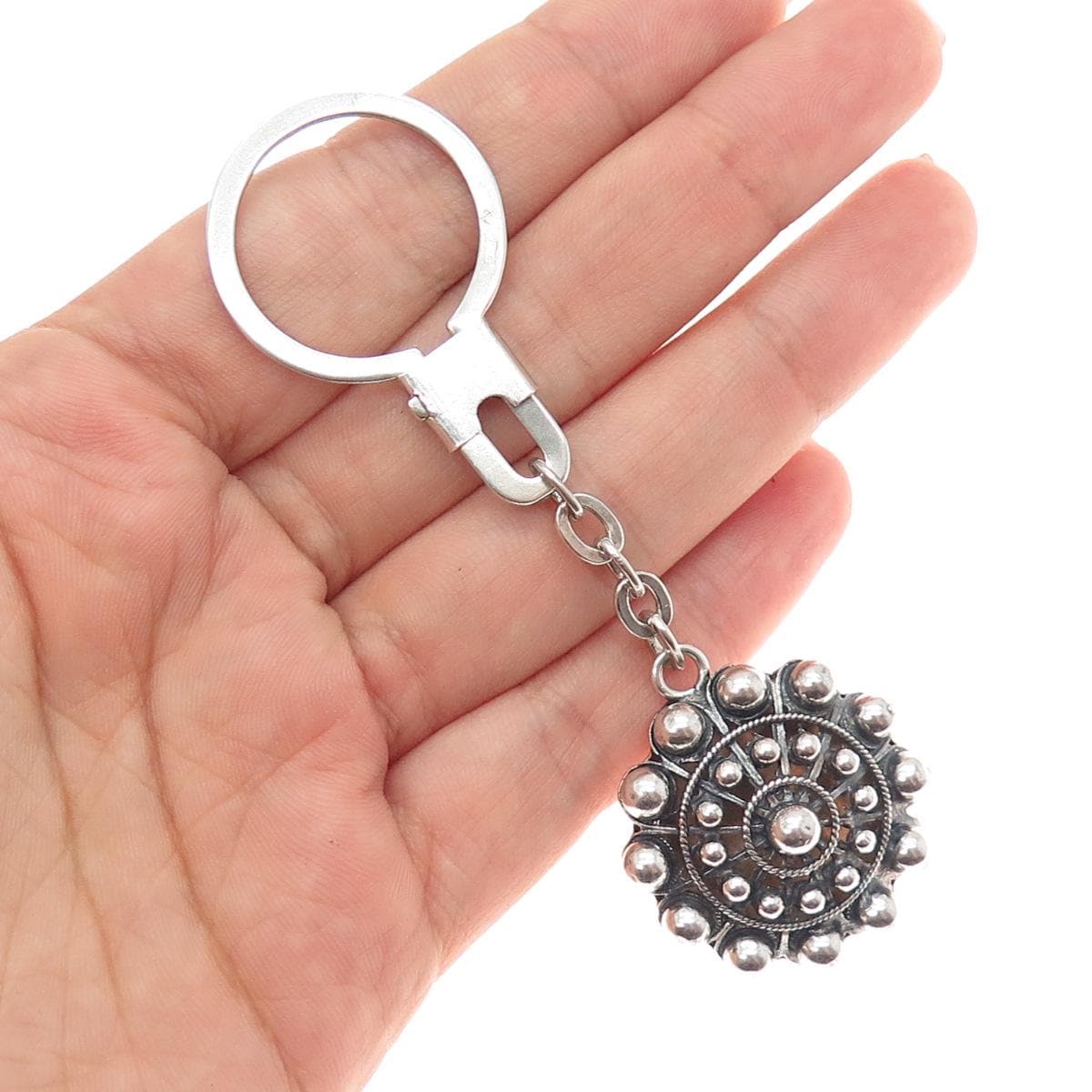 Sterling Silver Key Fob - Etsy