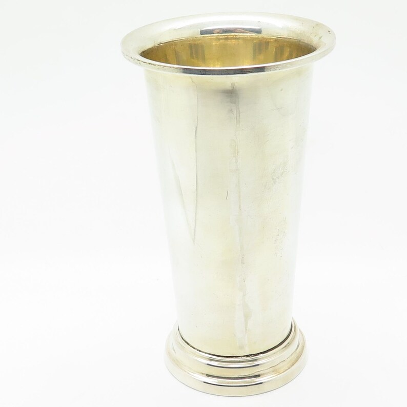 Vtg Norway Brodrene Mylius 830S Silver TROPHY Cup Small Vase