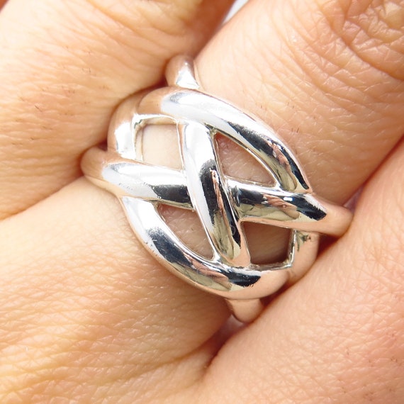 アクセサリー Vintage Silver Thick Shaft Ring 925 Vintage Silver Thick Shaft Ring 925