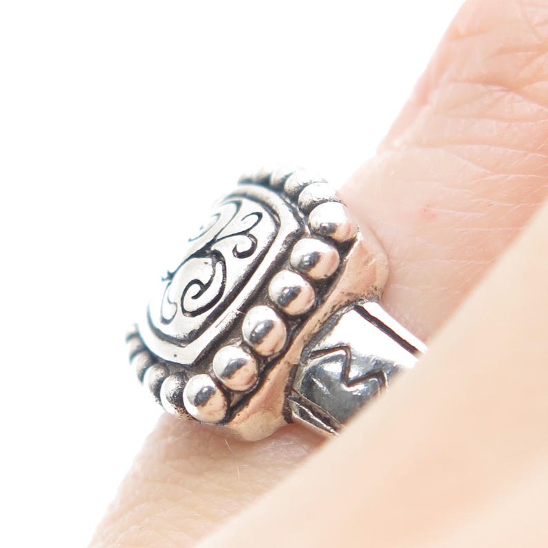 BRIGHTON 925 Sterling Silver Vintage Butterfly Oxidized Ring Size 5 image 2