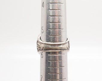 925 Sterling Silver Vintage Glass 1970 