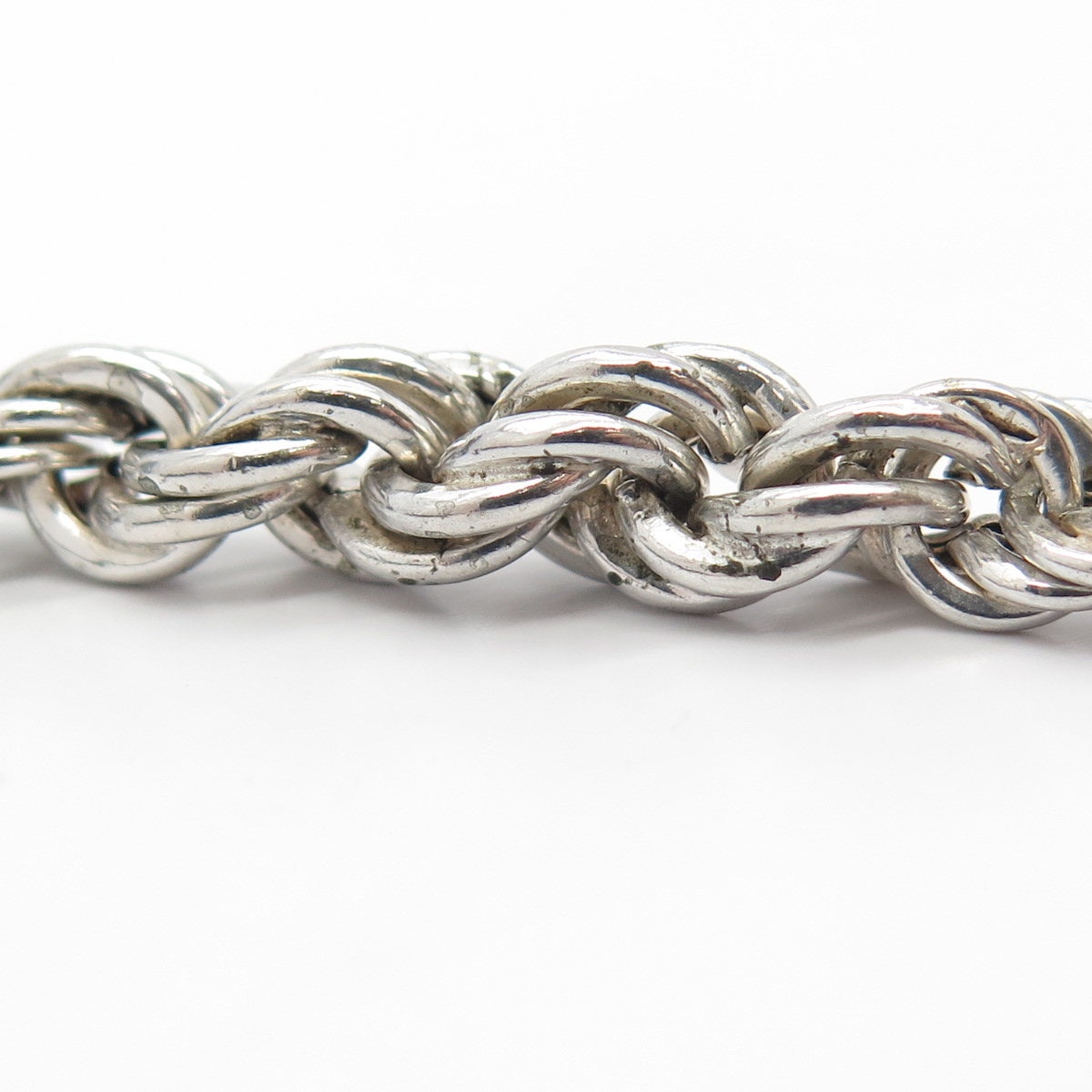 Men's Sterling Silver Classic Twisted Rope Bracelet • Projekt-M