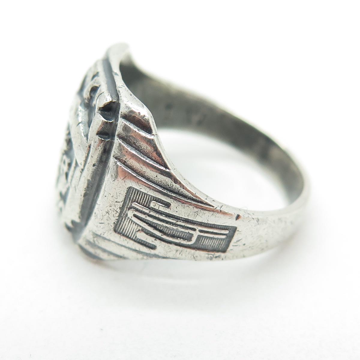 BALFOUR 925 Sterling Silver Antique 1941 JR High School Ring