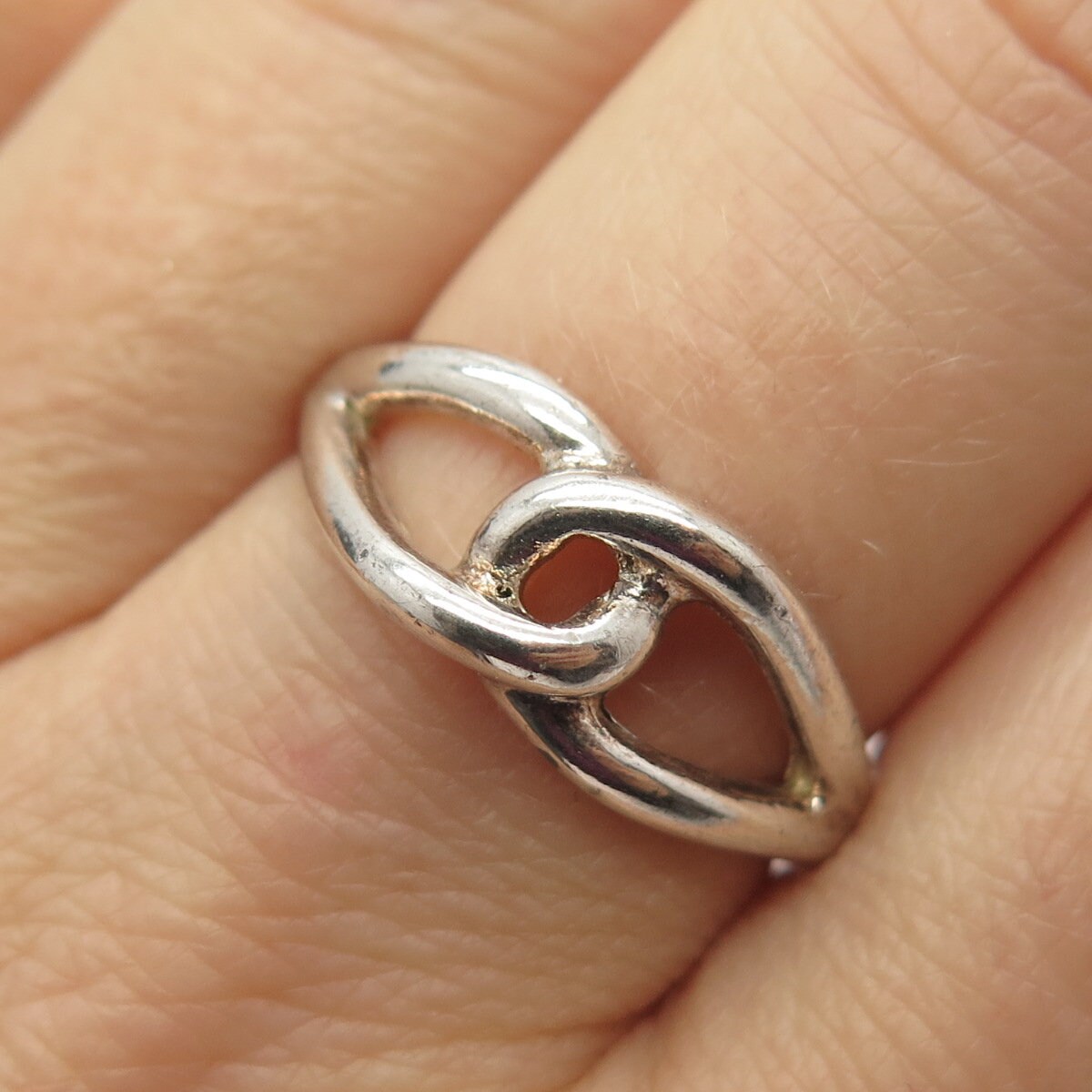 925 Sterling Silver Vintage Knot Design Ring Size 7 3/4 - Etsy 925 Sterling Silver Vintage Knot Design Ring Size 7 3/4 - Etsy
