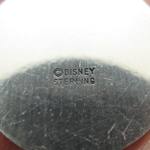 DISNEY 925 Sterling Silver Vintage Walt Disney World Mickey Mouse Pendant immagine 7