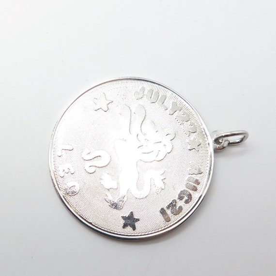 ELCO 925 Sterling Silver Vintage Leo Zodiac Sign … - image 5