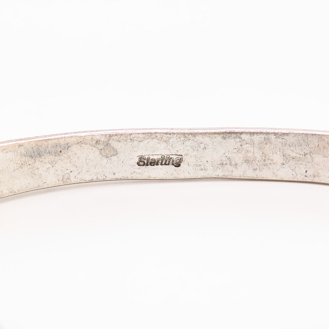 925 Sterling Silver Old Pawn Southwestern Solid Tribal Cuff Etsy