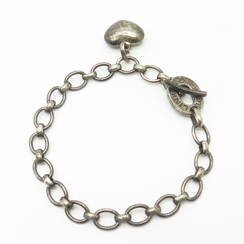 Sterling Silver Miracles On A Heart Shaped Dangle Charm Bead For Bead Charm Bracelet