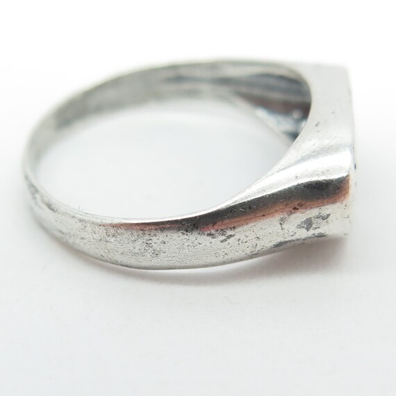 925 Sterling Silver Vintage Friendly Dolphin Ring… - image 6