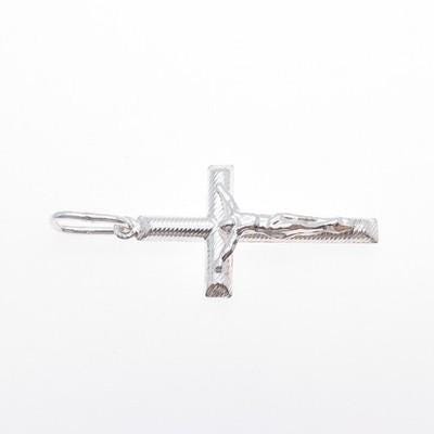 925 Sterling Silver Vintage Italy Crucifix Cross Charm Pendant - Etsy