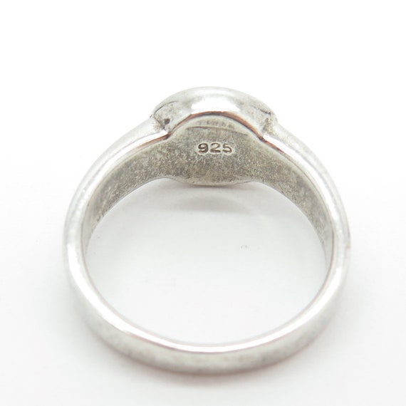 925 Sterling Silver Vintage Pentagram Ring Size 9… - image 5