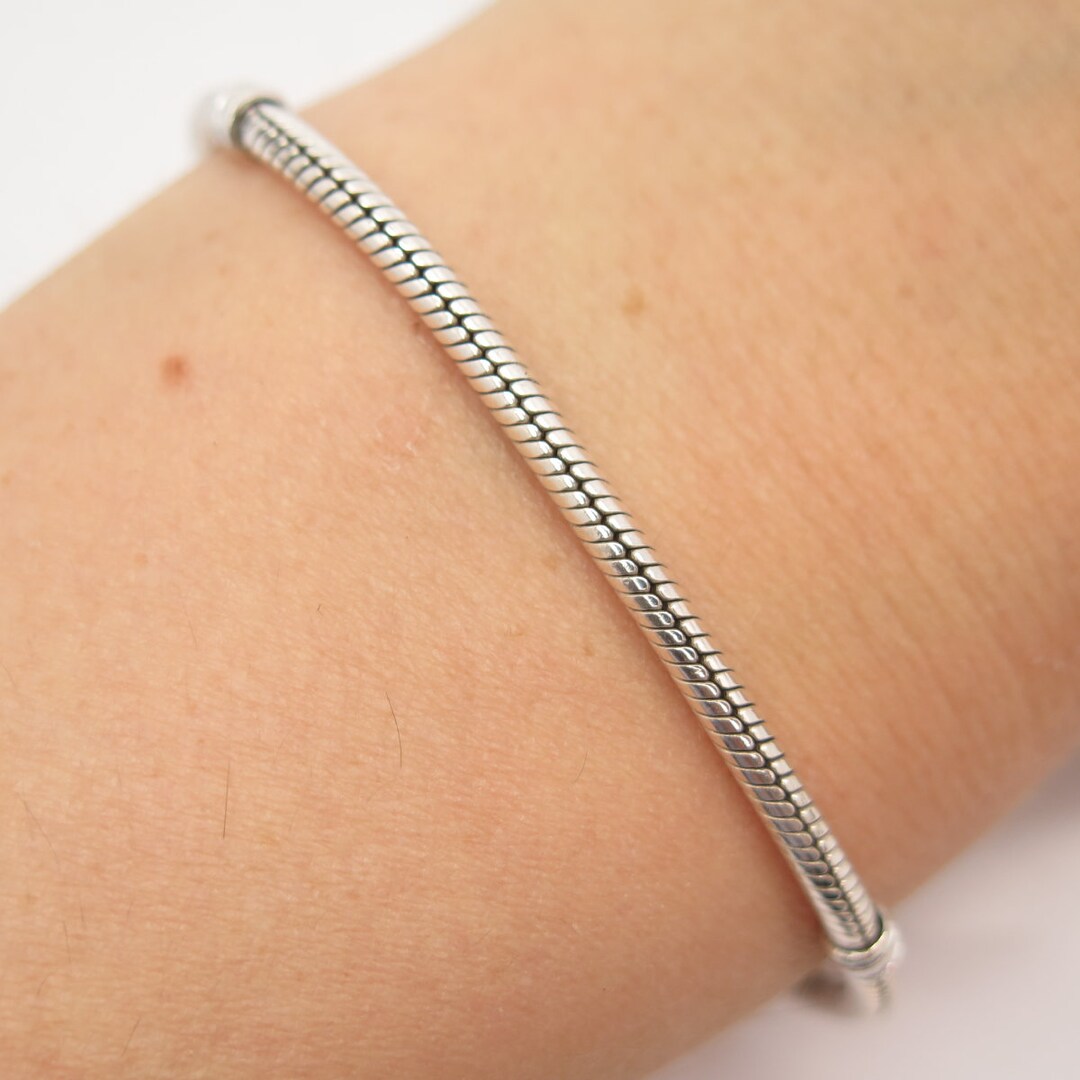◆HYERES LOR◆ Nova Silver (W) Pave Station Bracelet HL1B541 Diamond ID Bracelet – Sheryl Lowe